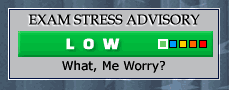 Exam Stress Level LOW